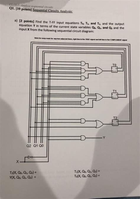 Solved CLO2 1 Analyse Sequential Circuits Q1 10 Points Chegg