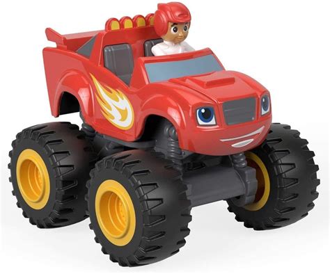 Fisher-Price Nickelodeon Blaze & The Monster Machines, Blaze & Aj Die-Cast, Multicolor : Amazon ...