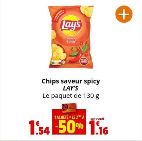 Promo Chips Saveur Spicy Lay S Chez Coccinelle Supermarch Icatalogue Fr