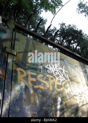 respect word graffiti on wall Stock Photo - Alamy