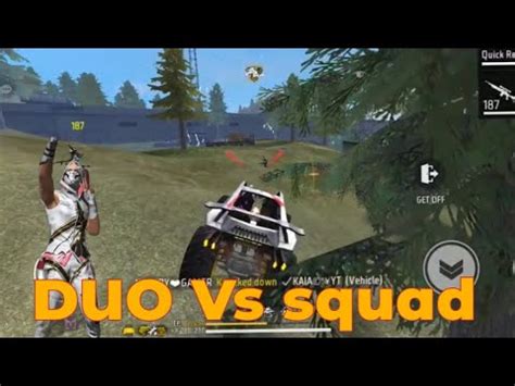 DUO Vs Squad Op Booyah Over Power Game Play DUO VS SQUAD Rank Match