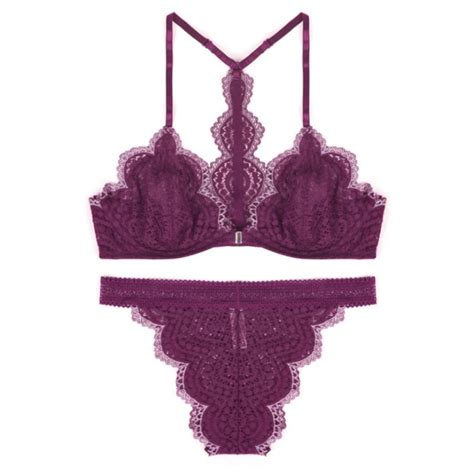 Women Sexy Bra Set Lace Bralette Underwear Lingerie Set Temptation