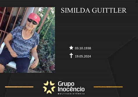 Familiares Informam O Falecimento De Similda Guittler PP News FB