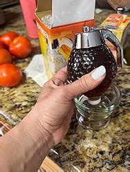 Amazon Clevli Honey Dispenser No Drip Glass With Stand Honey