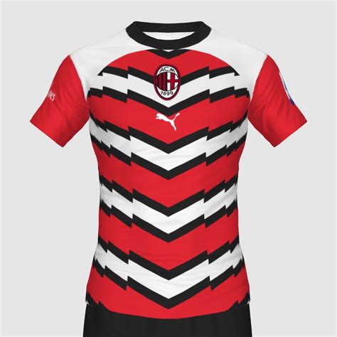 AC Milan 2023 24 Home Shirt FIFA 23 Kit Creator Showcase