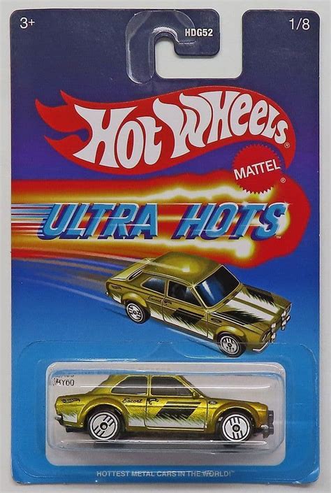 駿河屋 買取1 64 70 FORD ESCORT RS1600 ゴールドブラックホワイト Hot Wheels ULTRA HOTS JBY60 ホットウィール