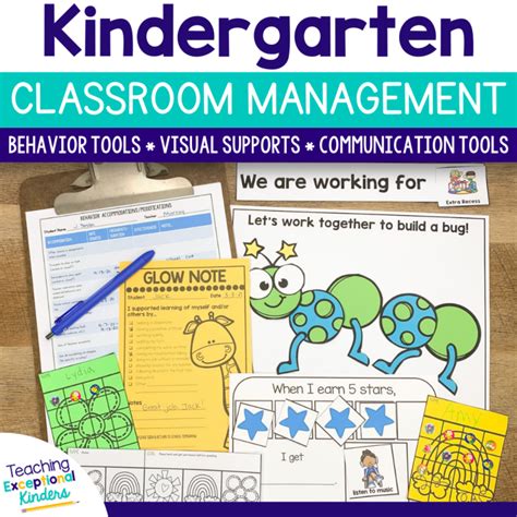 Kindergarten Classroom Management Tools Mega Bundle Teaching Exceptional Kinders