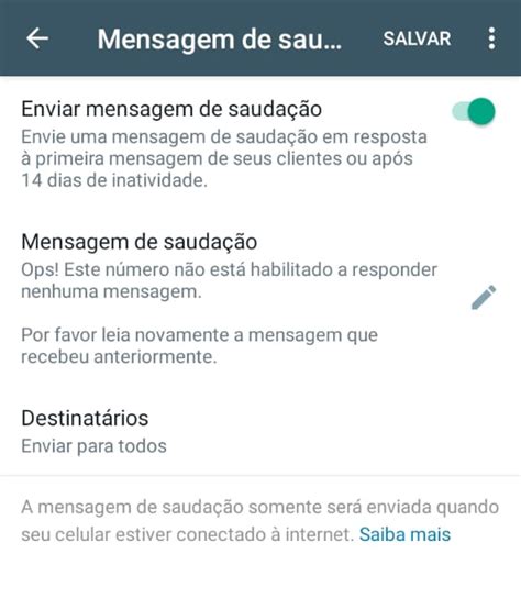 Como Desativar As Mensagens Autom Ticas Do Aplicativo Do Whatsapp