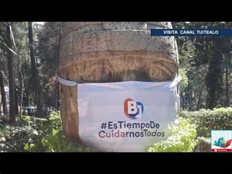 Colocan cubrebocas a monumentos de la Benito Juárez YouTube