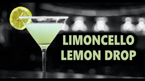 How To Make A Limoncello Lemon Drop Martini Youtube