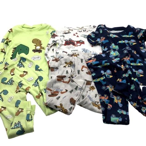 Old Navy | Pajamas | Bundle Of Boys 3t Long Sleeve Pajama Sets 0 Cotton Carters Old Navy | Poshmark