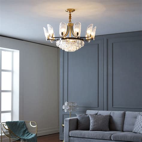 Postmodern Minimalism Crystal Chandelier The Alto Group