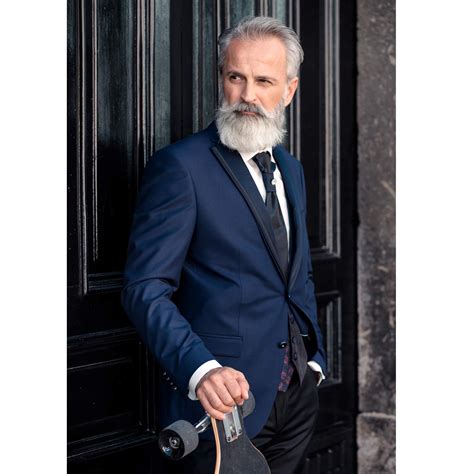 Godefroy Silver Fox Men S Silver And Gray Beard Brightener For