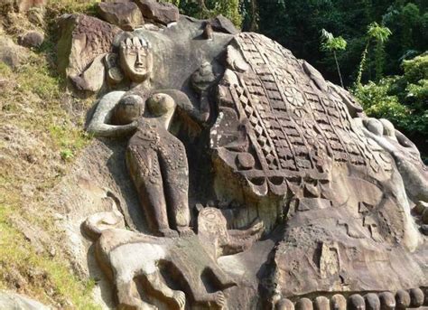 The Mysterious Stone Carvings In Unakoti Earth Is Mysterious