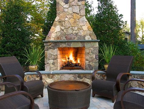 Quiet Corner:Inspiring Outdoor Fireplace Ideas - Quiet Corner