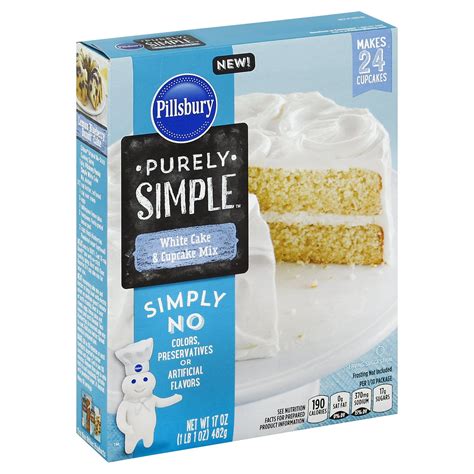 Pillsbury Purely Simple - Cake & Cupcake Mix - White