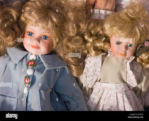 Children s little girl dolls Stock Photo - Alamy