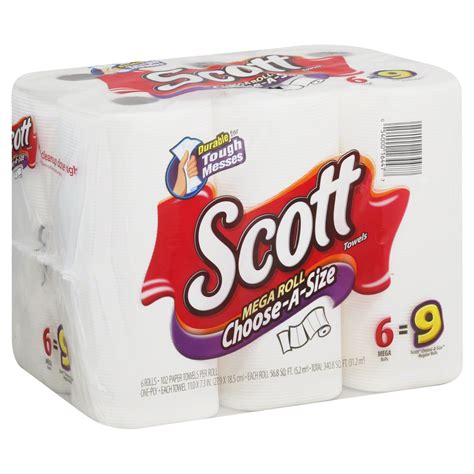 Scott Choose A Sheet™ Paper Towels 6 Ct Pack