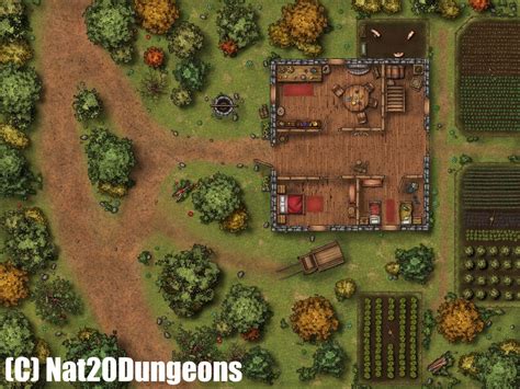 Farm Battle Maps Pack Dnd Battle Map D D Battlemap Dungeons And