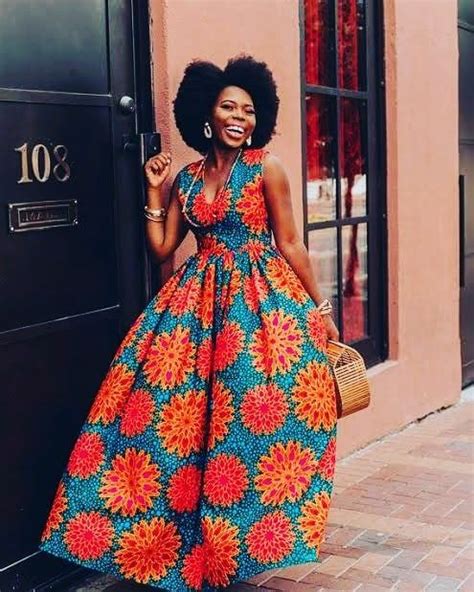 Ankara Maxi Dresses Ankara Maxi Gown Style Maxi Ankara Dresses For