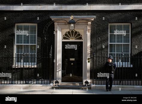 No 10 Downing Street In London England Residence Of The Prime Minister Of Great Britain Stock