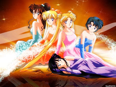 Bishoujo Senshi Sailor Moon Wallpaper Sailors Dress Minitokyo