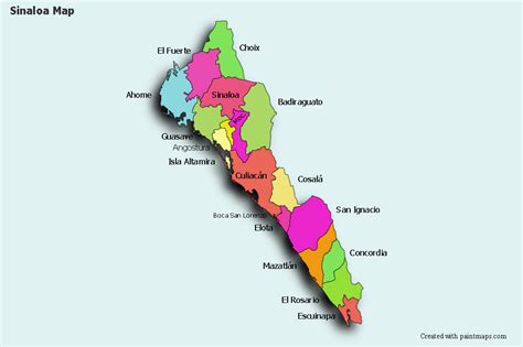 Genera Grafico De Mapa De Sinaloa . Colorear Mapa De Sinaloa con estadísticas. Mapa Interactivo ...