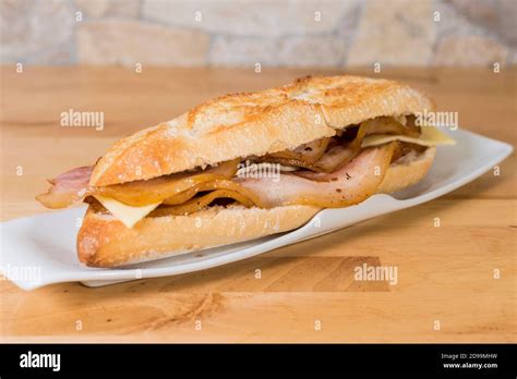 bacon cheese sandwich Stock Photo - Alamy