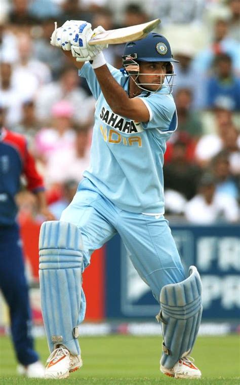 Sourav Ganguly Places One Through The Off Side ESPNcricinfo