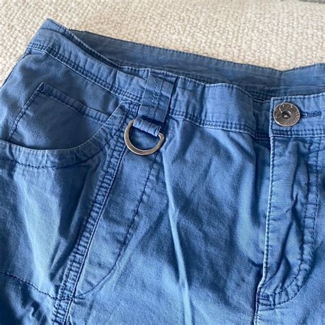 Navy Blue Cargo Shorts Low Rise Boyfriend Fit With Depop