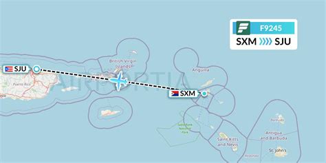 F9245 Flight Status Frontier Airlines Sint Maarten To San Juan FFT245