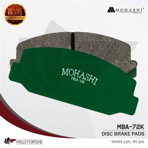 Toyota 12R RT 100 Mohashi Disc Brake Pads 4 PCS Lazada PH