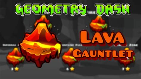 Geometry Dash 2 2 Lava Gauntlet 100 Completado All Coins YouTube