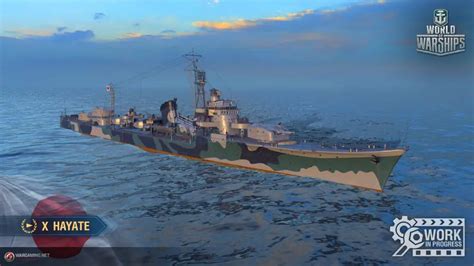 Supertest Japanese Tier X Premium Destroyer Hayate