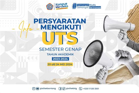 PENGUMUMAN UJIAN TENGAH SEMESTER UTS SEMESTER GENAP TAHUN 2023 2024