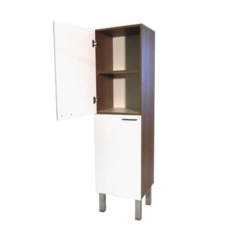 Linen Cabinet Mirage White Wood Doors X From Jerco