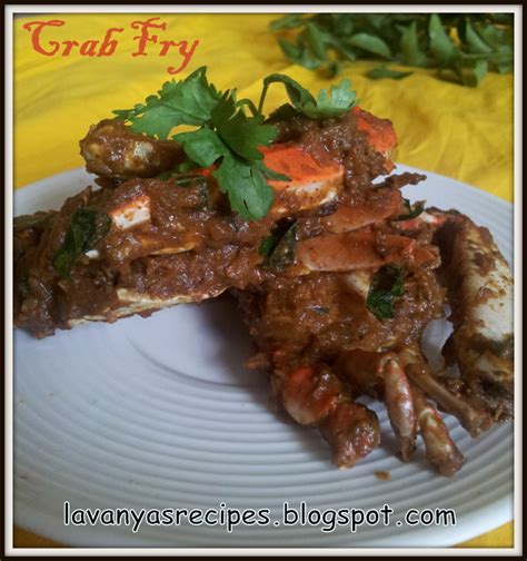 Crab Fry (Write For Us Contest Entry - 58) | Diva Likes