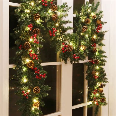 Christmas Garland With Lights