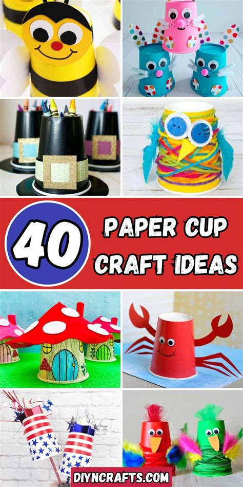 40 Paper Cup Craft Ideas (Cute Projects) - DIY & Crafts