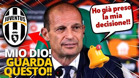 Ha Sorpreso Tutti Con Questo Allegri Ha Motivi Per Restare Alla