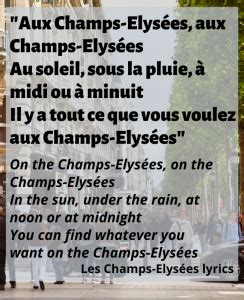 Les Champs Élysées song and lyrics by Joe Dassin