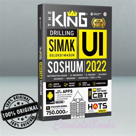 Jual Buku SIMAK UI 2021 The King Drilling SIMAK UI SOSHUM 2021 Kab