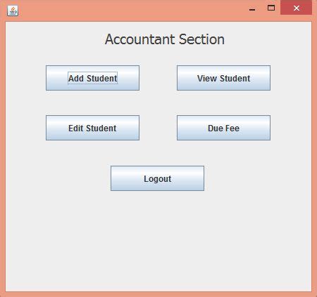 Class Management System Project In Java