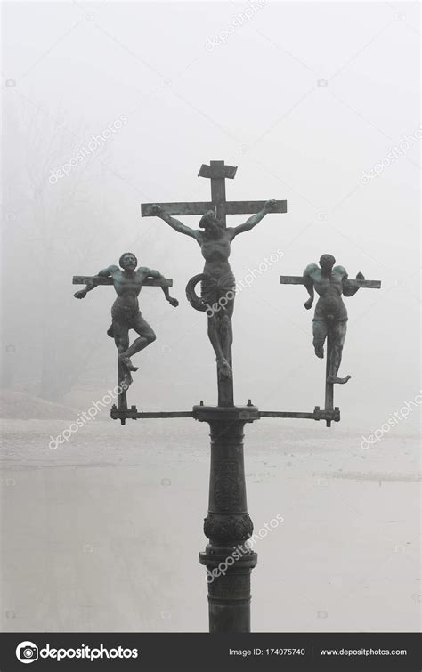 Crucifixion Jesus Christ Inri Passage Mainau Island Lake Constance