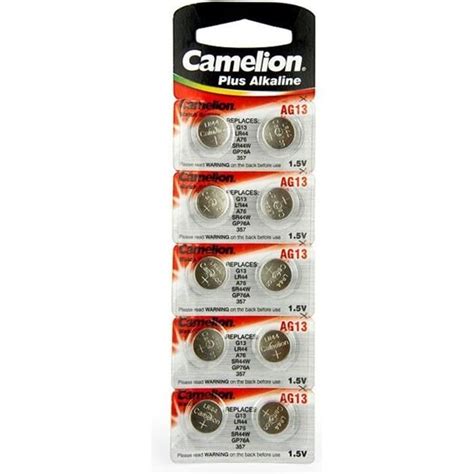 Camelion Blister Piles Boutons Ag Lr Lr Sans Mercure