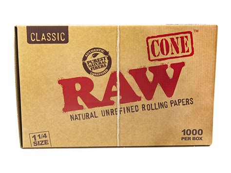 Raw Cones 1¼ 1000ct - Pipe Zone