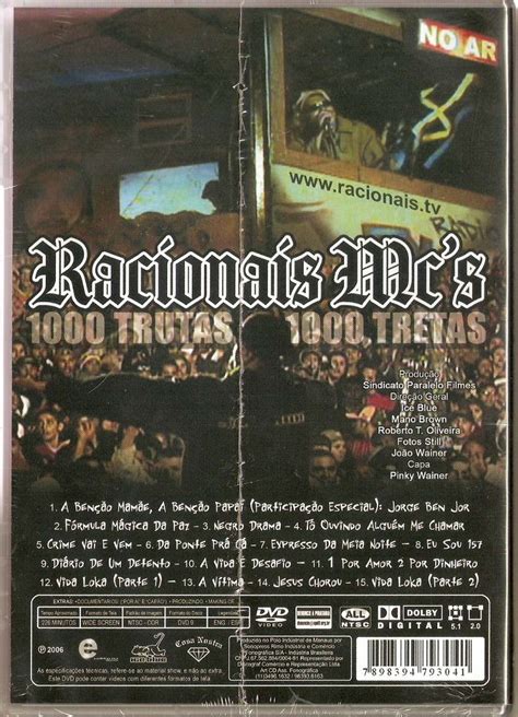 Dvd Racionais Mc S Trutas Tretas Novo R Em