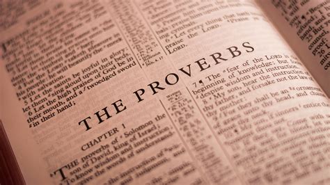 Proverbs An Overview