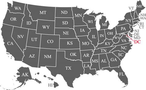 State Labeled Map Of Us - Wilow Kaitlynn