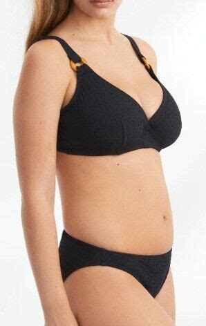 Pour Moi BLACK Cali Cami Bikini Swim Top US 32H UK 32FF EBay